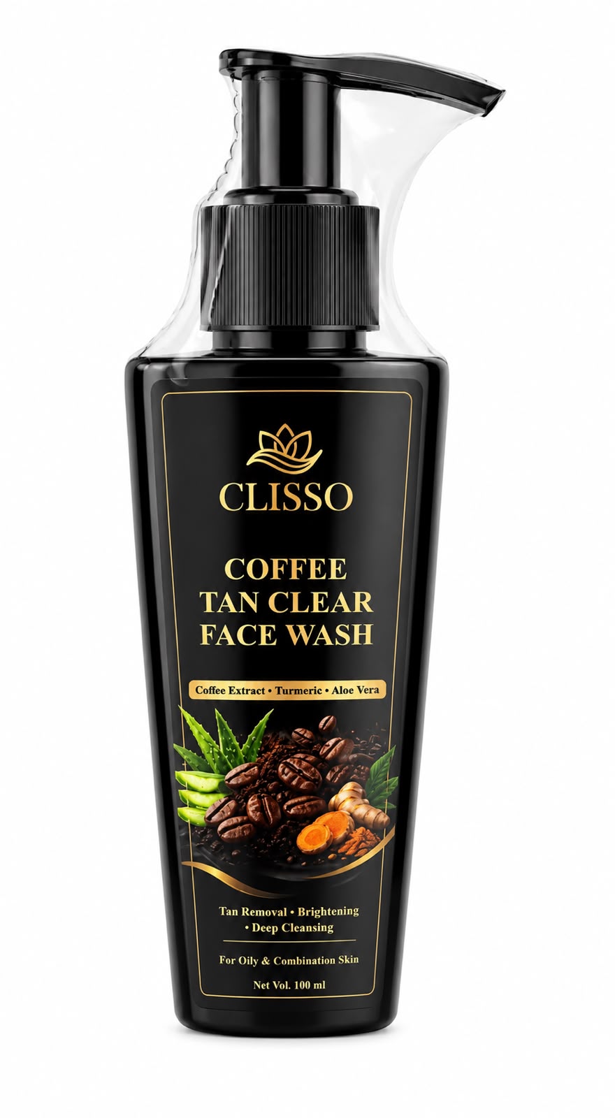 CLISSO COFFEE TAN CLEAR FACE WASH