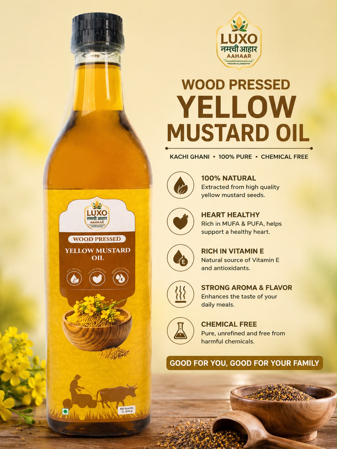 YELLOW MUSTARD OIL 2LTR