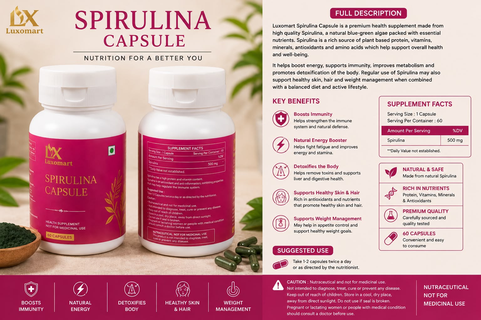 SPIRULINA CAPSLE