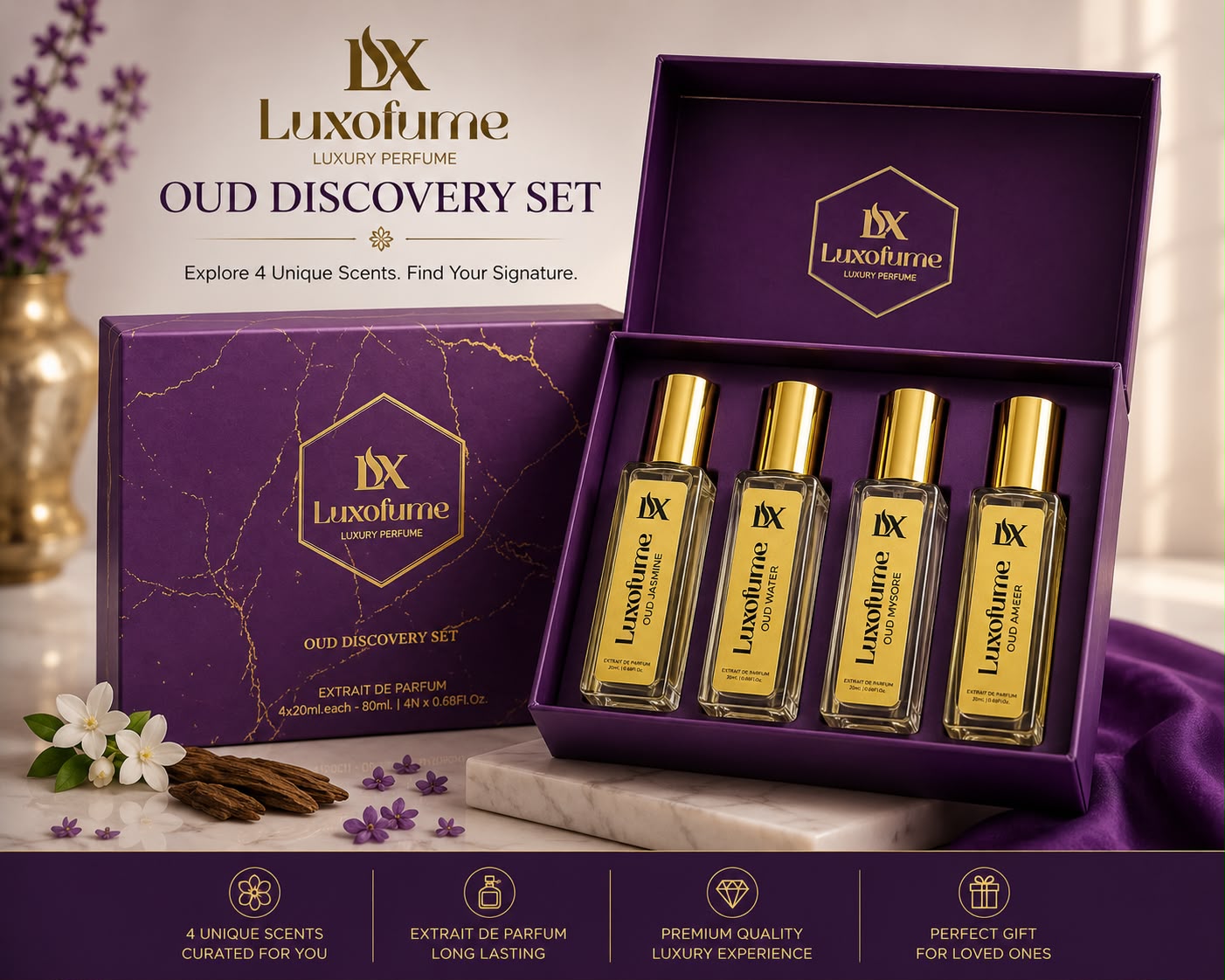 LUXOFUME OUD DISCOVERY SET
