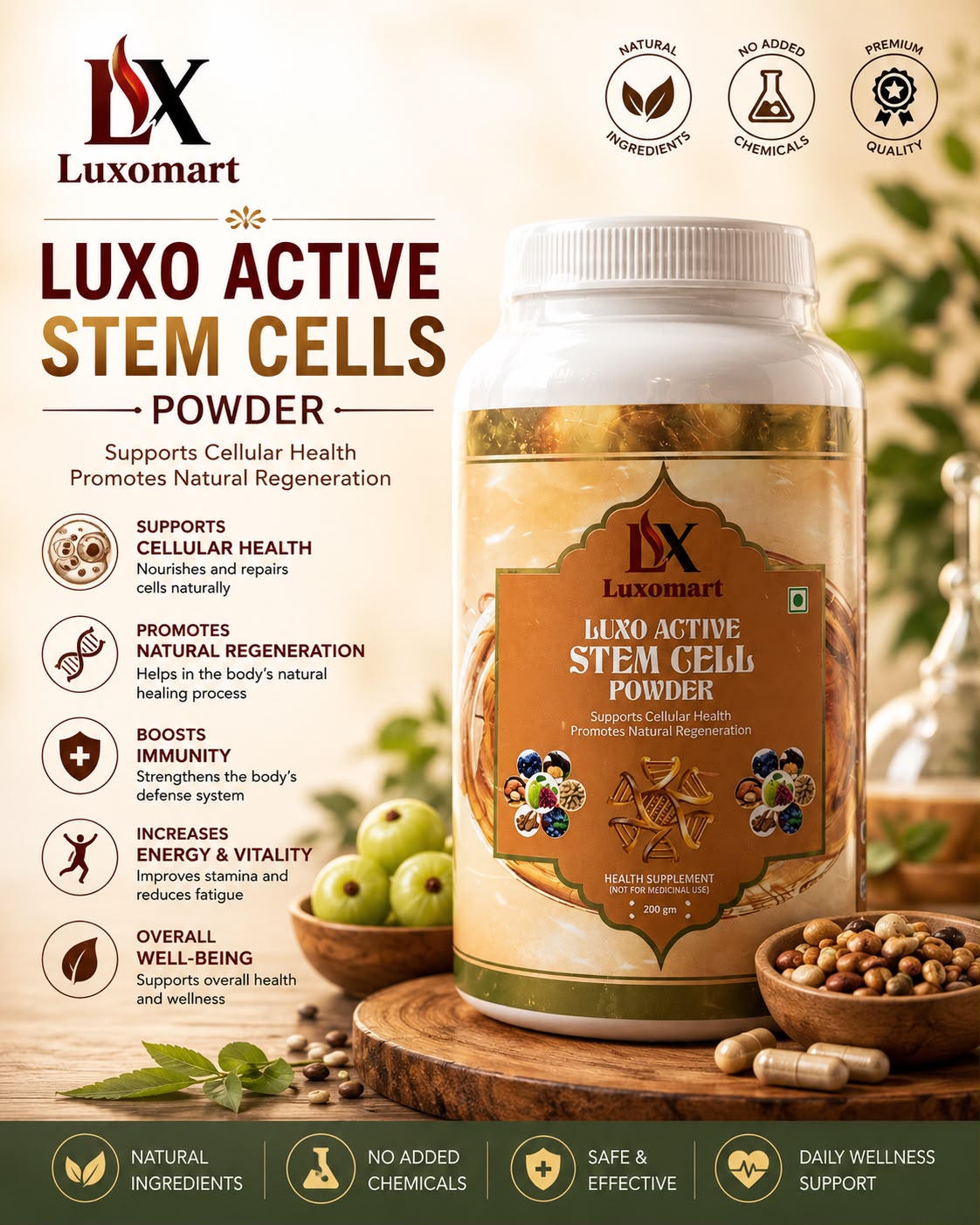 Luxo Active Stem Cell Powder