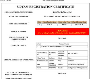 Udhyam Registration